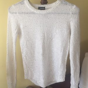 Girls white sweater